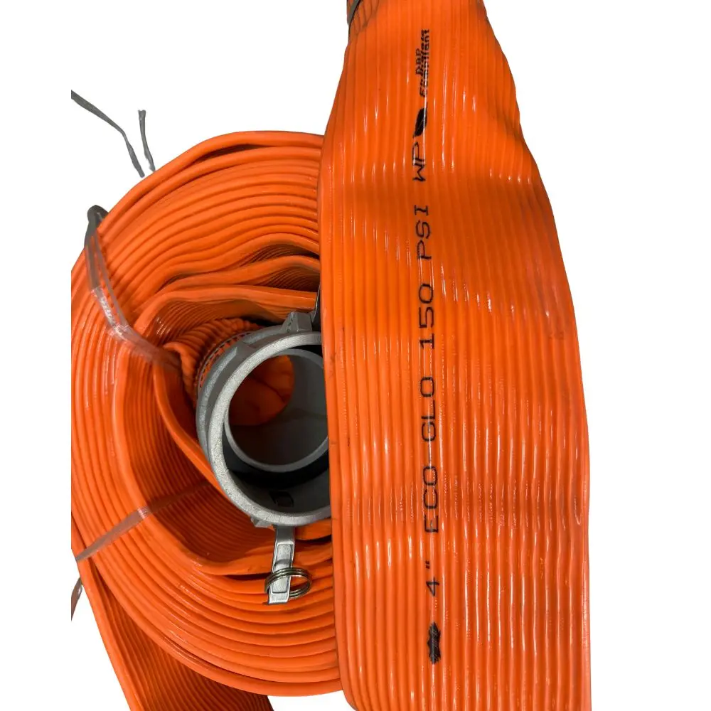 2025 Generic PVC Layflat Discharge Hose 4in x 50ft with Aluminum Camlock Fittings 150 PSI — New | Granby, QC, Canada