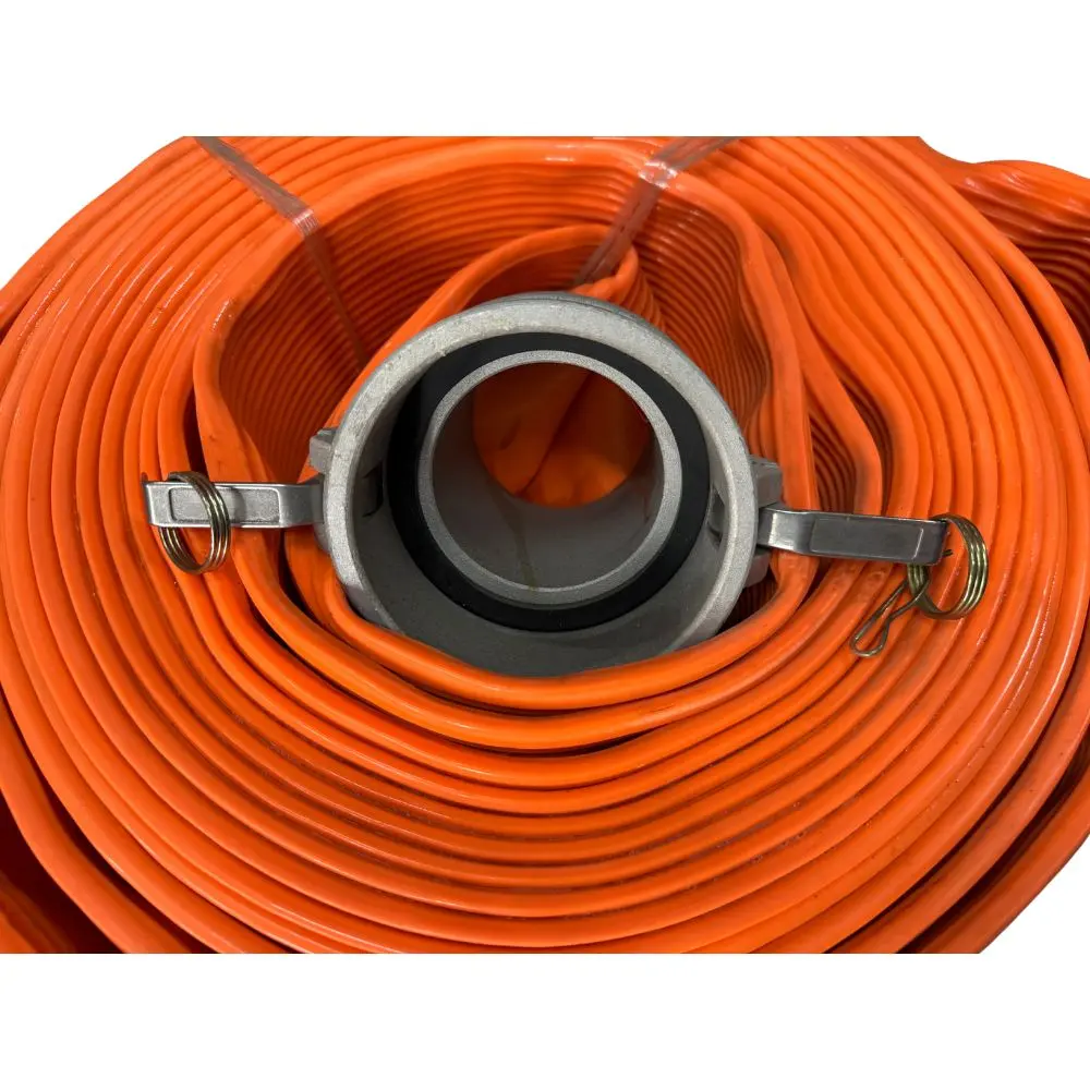 2025 Generic PVC Layflat Discharge Hose 4in x 50ft with Aluminum Camlock Fittings 150 PSI — New | Granby, QC, Canada