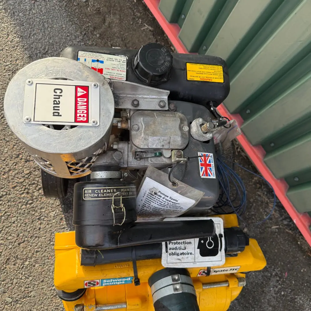 Marlow Diesel Diaphragm Pump 3inches 3.4HP Selwood Spate75C — Used | Granby, QC, Canada