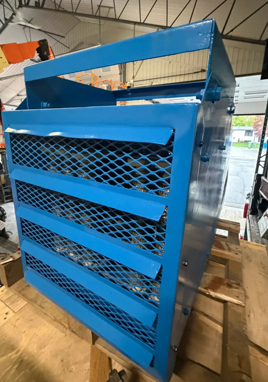 Chauffage électrique 50kW 170000BTU Elkon — front grille