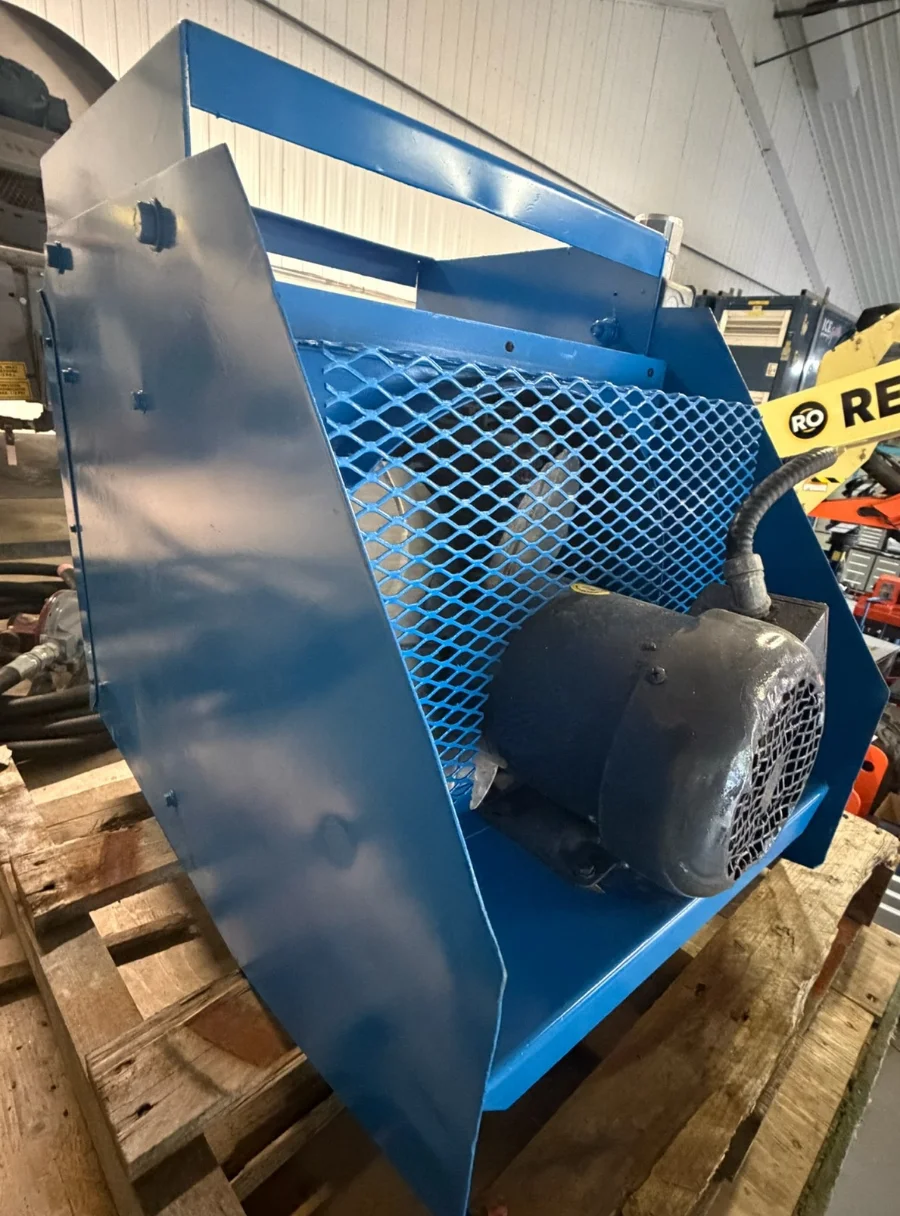 Chauffage électrique 50kW 170000BTU Elkon — fan through grille