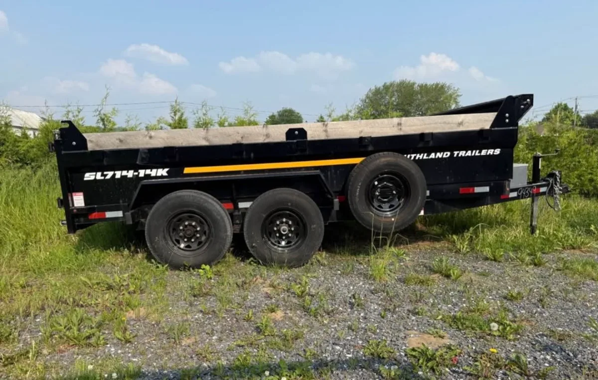 2024 Southland SL714-14K 14 ft T/A Dump Utility Trailer — Used | Granby, QC, Canada