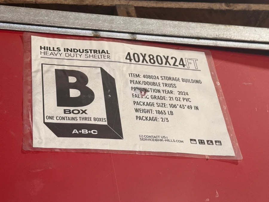 Hills Industrial Hills Industrial 80 ft x 40 ft x 24 ft Storage Building — New | Granby, QC, Canada