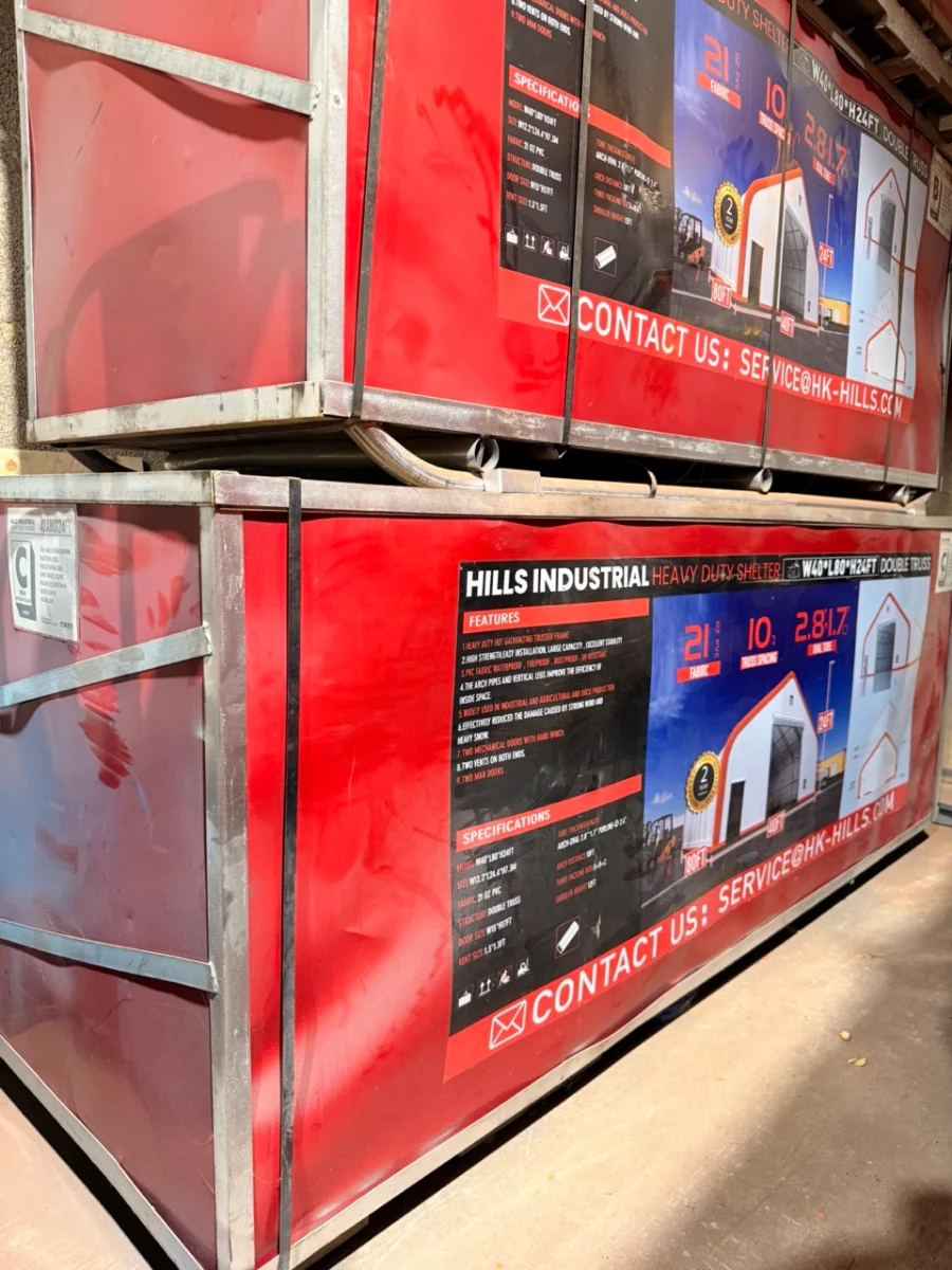 Hills Industrial Hills Industrial 80 ft x 40 ft x 24 ft Storage Building — New | Granby, QC, Canada