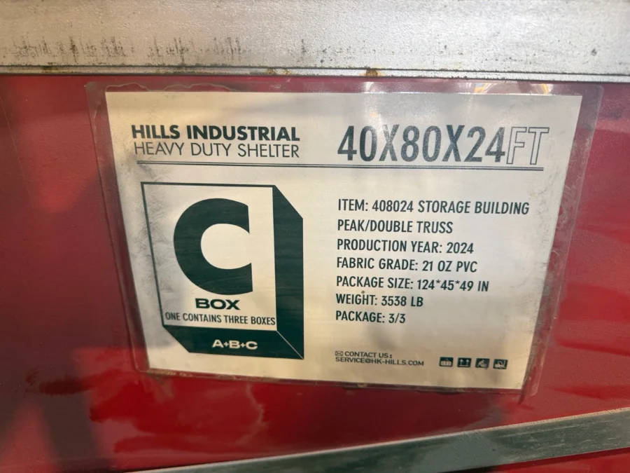Hills Industrial Hills Industrial 80 ft x 40 ft x 24 ft Storage Building — New | Granby, QC, Canada