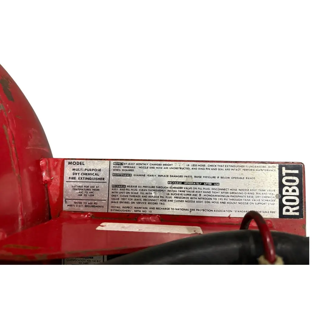 Buckeye Equipment ABC Dry Chemical Fire Extinguisher Unit - Buckeye Equipment — Used | Granby, QC, Canada