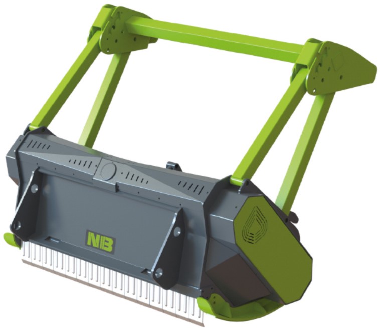 Niubo Niubo KBX-F180 Hydraulic Mulching Head, Compact Skid-Steer (42 Hammers) — New | Granby, QC, Canada